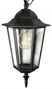 Lampadario da esterno 1xE27/20W/230V IP43 nero