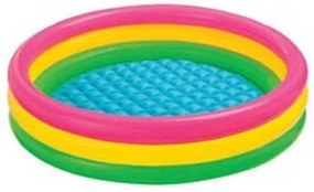 Intex - piscina gonfiabile tonda 3 anelli +2 anni - CM.147X33H. - peso KG.1,76 (57422)