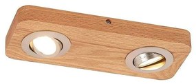 Lindby - Mikari 2 LED Plafoniera Wood Lindby