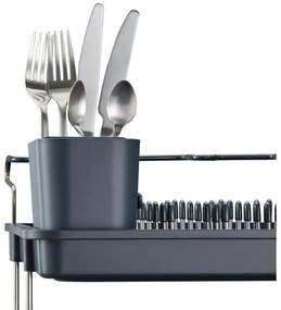 Vassoio di raccolta grigio a due livelli in acciaio inox Excel - Joseph Joseph