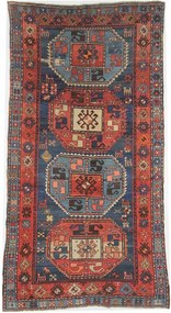 Tappeto orientale 270x140 Blu (Russia) Annodato A Mano