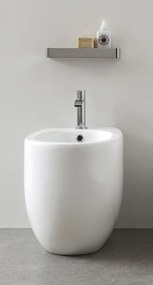 Nic Milk Bidet A Terra 52x34 Bianco Lucido