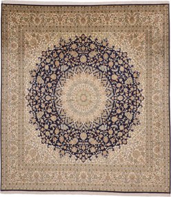 Cashmere Silk Tappeto 270x240 (Indian) Annodato A Mano