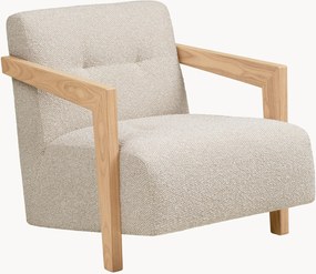 Sedia con braccioli in legno di quercia Caracas