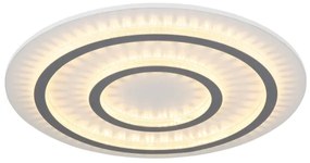 Globo 48042-60W - JAYDEN Lampada da soffitto LED dimmerabile 60W/230V, Ø55 cm, Bianca + Telecomando
