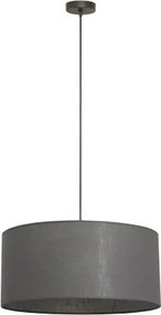 Lampadario a sospensione ALBA con cavo 1xE27/15W/230V Ø 40 cm grigio