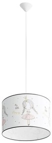 Sollux SL.1415 - Lampadario a sospensione per bambini PRINCESS 1xE27/15W/230V diametro 40 cm