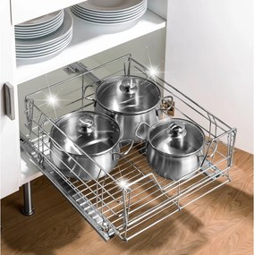 Ripiano a scorrimento in acciaio inox - Maximex