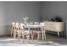 Tavolo da pranzo in rovere laccato opaco , 180 x 90 cm Filippa - Rowico