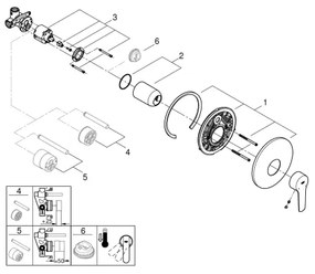 GROHE 32590002 - Miscelatore doccia START finitura cromo lucido