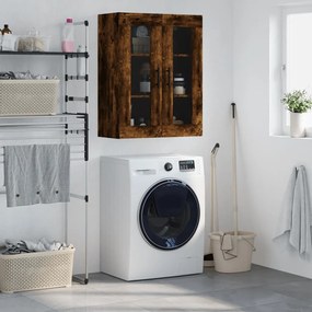 Mobile A Parete Rovere Fumo 69,5x34x90 Cm /