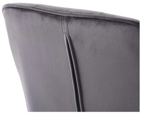 Set di sedie da pranzo grigia in imbottito con braccioli 2 pz Nolan Square – Unique Furniture