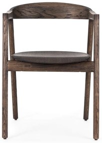 Sedia da pranzo in rovere marrone Muna - Gazzda
