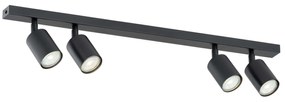 Lampadario da Soffitto FLASH 4 Black GU10