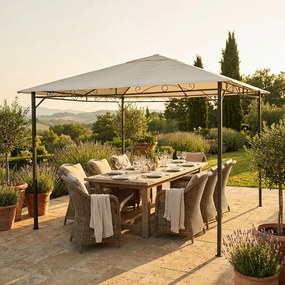 GREX - gazebo da giardino in acciaio 3 x 4 m