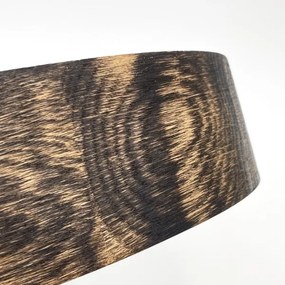 Brilagi - Lampadario LED su cavo CARVALHO SMOKEY 3xE27/60W/230V rovere Ø 47,5 cm