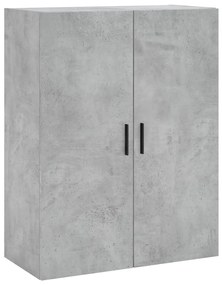 Mobili a Parete 2 pz Grigio Cemento 69,5x34x90 cm