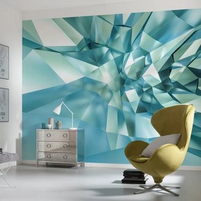 Fotomurale KOMAR 3d Crystal cave, Multicolore 368X254 cm