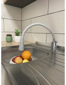 RAV Slezák SA006.0/13S - Miscelatore per lavello SAZAVA 35,6 cm grigio/cromo lucido