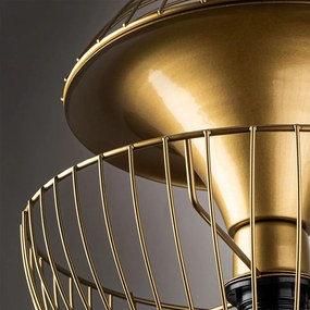 Lampada a sospensione color oro con paralume in metallo ø 30 cm Telmander - Opviq lights