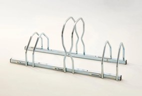 Supporto bicicletta da pavimento per 3 posti L 39 x H 45 cm
