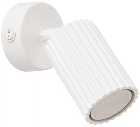 Applique da Parete GU10 in Alluminio con Interruttore KARBON