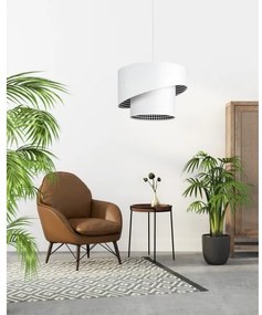 Lampadario su filo LORI 1×E27/60W/230V bianco