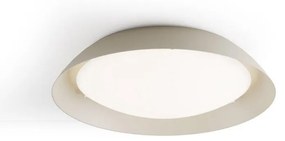 Plafoniera LED moderno Giove, beige Ø 30 cm, luce naturale, 1115 LM