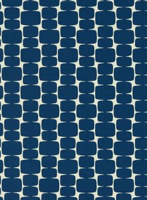 Scion Carta da parati Little Lohko - Indigo/ Jasmine