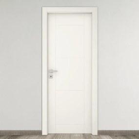 Porta tamburata battente Mood bianco L 60 x H 210 cm destra