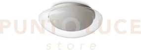 Squish plafoniera led 3000k 10w 920 lm ip20 in policarbonato 34,4cm