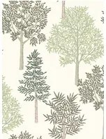 Coordonne Carta da parati Arboleda - Silvestre/ Verde Claro