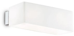 Applique Moderna Box Metallo Bianco 2 Luci G9 3W 3000K Luce Calda