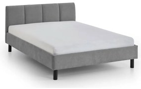 Letto matrimoniale imbottito grigio rete non inclusa 140x200 cm Joker – Meise Möbel