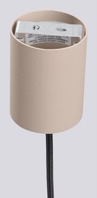 Lampadario grigio tortora con paralume in vetro ø 12 cm Orbital – Sollux