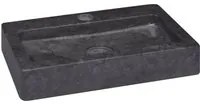 Lavello a Parete Nero 38x24x6,5 cm in Marmo 149187