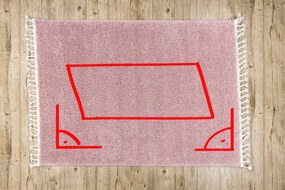 Tappeto BERBER 9000 rosa Frange berbero marocchino shaggy - PRODOTTO DI SECONDO GRADO