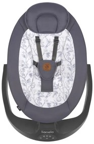 Lionelo - RALF Baby Sdraietta con Melody, 4xAA, Grey/White + Remote Control