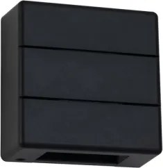 Immax 08520L - Applique da esterno a LED LUXLINE 6W/230V 3000K IP54 nero