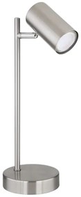 Globo 57910T - Lampada da tavolo ROBBY 1xGU10/5W/230V cromo opaco