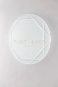 Plafoniera led elixir bianca 24w 3520lm cct 3000 e 4000 e 6500k 40x...