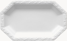 Piatto da portata in porcellana Maria White