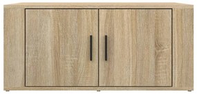 Tavolino da salotto rovere sonoma 80x50x36 cm legno multistrato