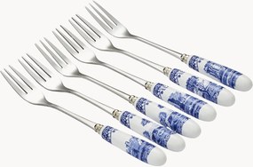 Set di 6 forchette da dessert Blue Italian