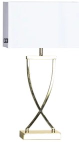 ByRydens 2829610-5000 - Lampada da tavolo OMEGA 1xE27/5W/230V bianco/oro