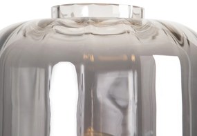 Lampada da terra smart nera con vetro fumé con Wifi ST64 - Qara