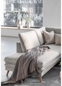 Divano letto angolare beige (angolo sinistro) Charming Charlie - Miuform