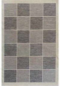 Tappeto Sea geometrico grigio scuro, L 190 x L 133 cm