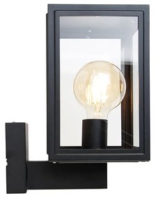 Lampada da parete rustica intelligente nera con WiFi G95 - Sutton Up