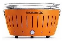 LotusGrill G435 U OR Barbecue per l'Aperto e Bistecchiera Antracite Kettle Arancione